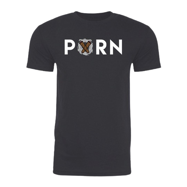 Black Pxrn Men's Crew Neck T-Shirt