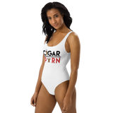 White Cigar Pxrn One-Piece Swimsuit