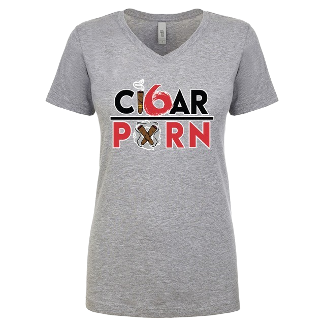 Grey Cigar Pxrn 6 Year Anniversary Women's V-Neck T-Shirt