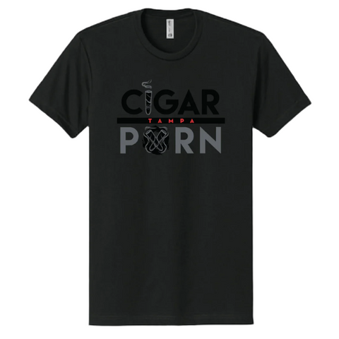 Rep Your City Blackout "Tampa" Cigar Pxrn Men's Crew Neck T-Shirt