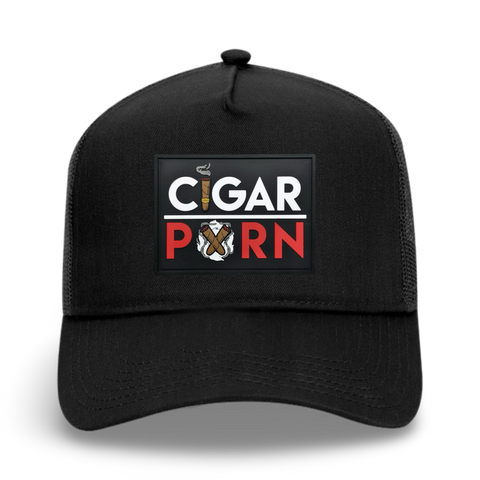 Black Cigar Pxrn Trucker Hat