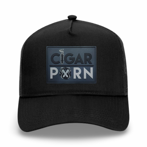 Black Cigar Pxrn Trucker Hat