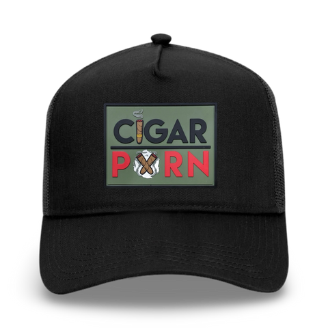 Black Cigar Pxrn Trucker Hat