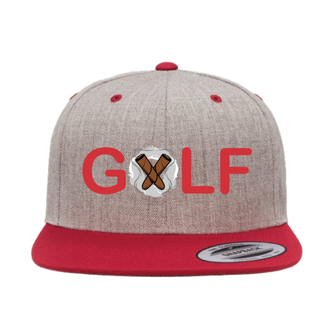 Grey/Red Cigar Pxrn GXLF Hat