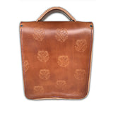 Cigar Pxrn Leather Day Satchel